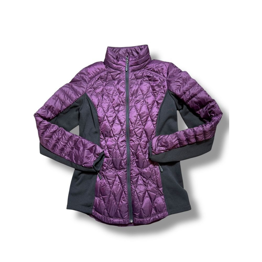 32 Degrees Heat Quilted Down Puffer Jacket Athletic Performance Coat Sz S
